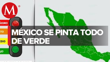 Todo el país está en semaforo verde
