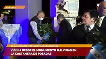 Vigilia desde el monumento Malvinas en la costanera de Posadas ARCE