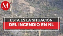 Incendio en sierra de Santiago, controlado a un 80 por ciento