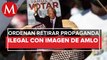 INE ordena quitar anuncios a favor de AMLO por revocación de mandato
