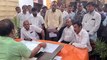 Protest against temporary prohibitory orders on houses