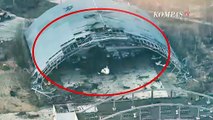 Gambar Udara Hancurnya Hangar dan Antonov-225 usai Diserang Rusia