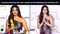 Miss Universe Harnaaz Sandhu Bags Her FIRST Award, Shares Her Happiness |Grazia Millenia Awards 2022