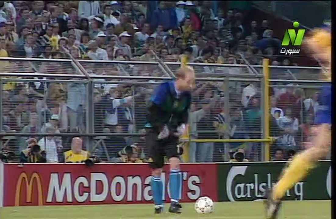 الشوط الثاني مباراة السويد و انجلترا 2-1 يورو 1992