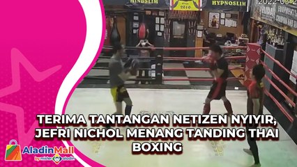 Terima Tantangan Netizen Nyiyir, Jefri Nichol Menang Tanding Thai Boxing