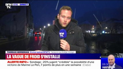 Vague de froid: la neige continue de tomber