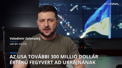 Az USA 300 millió dollár értékű fegyvert ad Ukrajnának