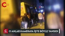 Diyarbakır’da özel halk otobüsünün yakıtı bitti, yolcular itti