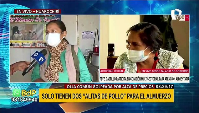 Ni bonos ni limosnas: Mujeres de ollas comunes piden que se les dé la oportunidad de trabajar