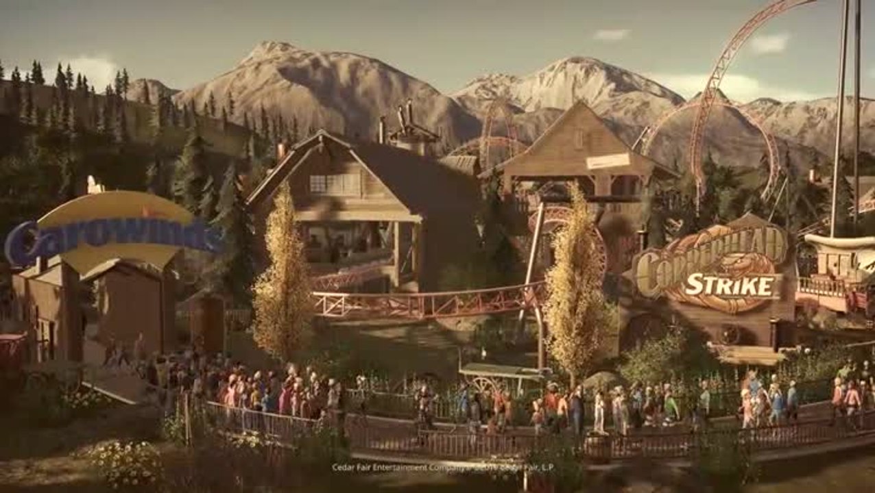 Planet Coaster Carowinds Copperhead Strike Coaster