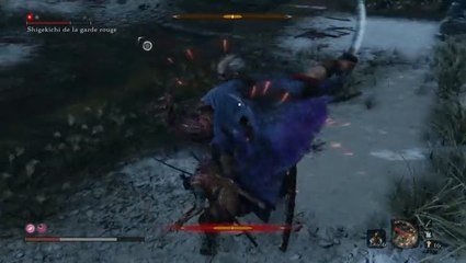 Sekiro Shadows Die Twice : Shigekichi de la garde rouge