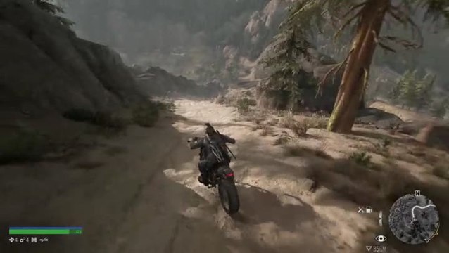 Days Gone : Moto descente