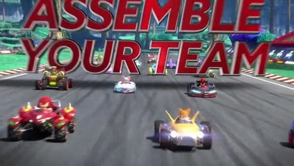 Team Sonic Racing se prépare pour la ligne de départ