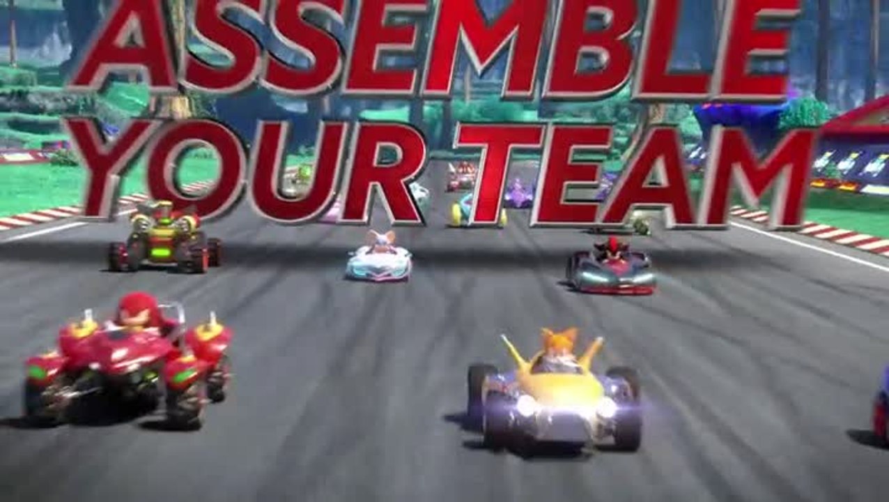 Team Sonic Racing se prépare pour la ligne de départ