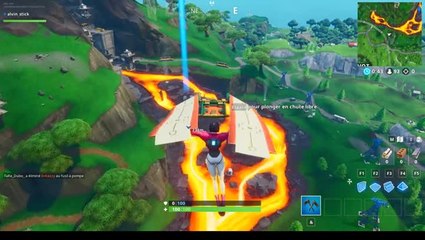 Fortnite Puce n°92 : "utiliser le spray Couple de pierre près d'une chute de lave"
