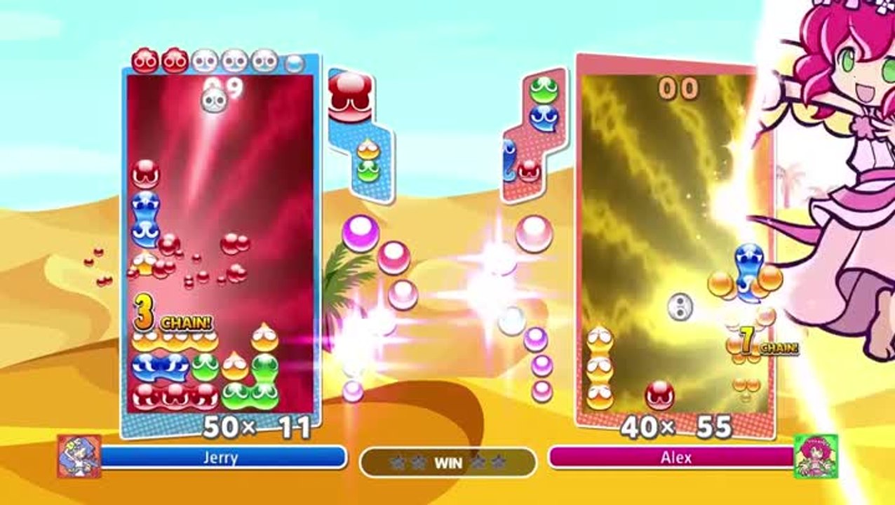 Puyo Puyo Champions: Sort en Occident