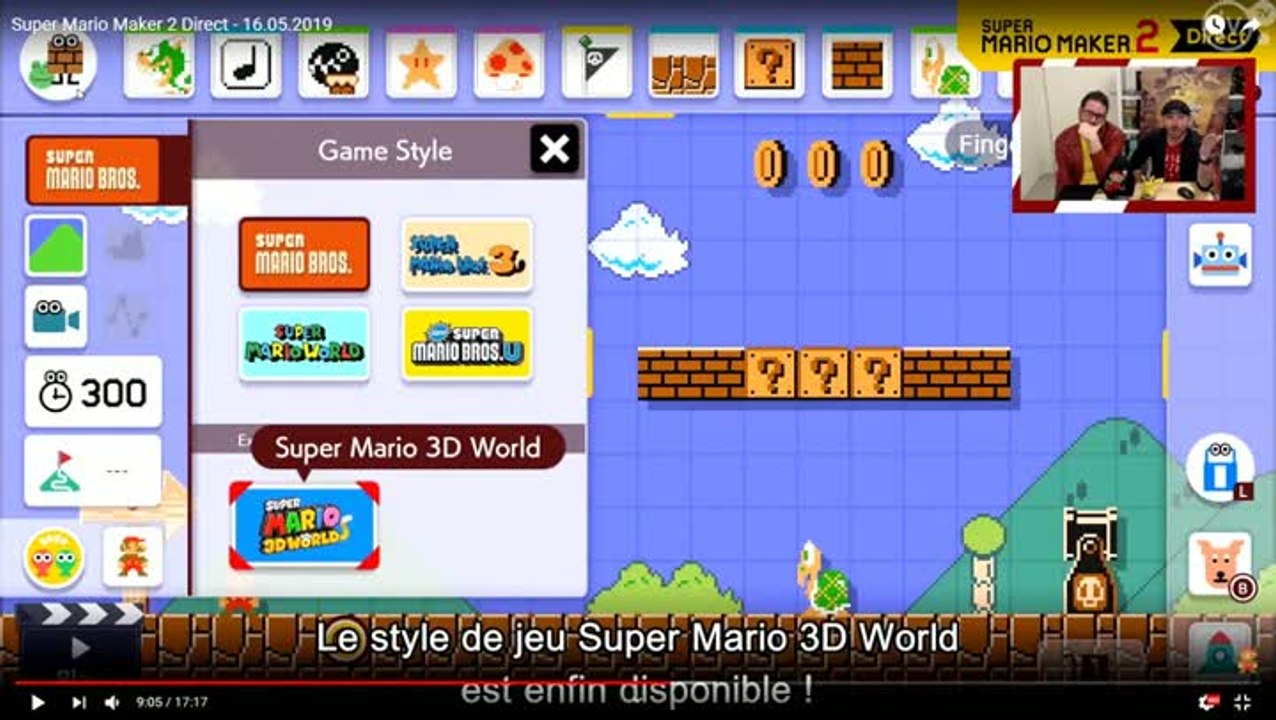 3d world dans mario maker
