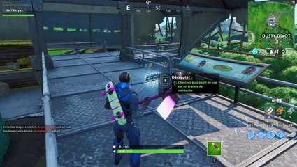 Fortnite, Défi Décryptage, Puce n°31 : "Chercher à un point de vue sur un cratère de météorite", le guide
