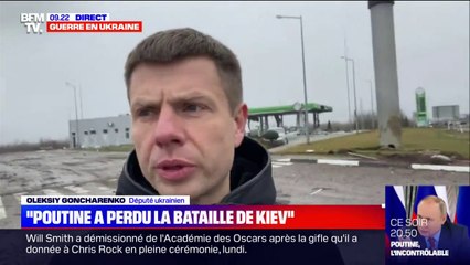 "Nous avons gagné la bataille de Kiev": sur BFMTV, un député ukrainien témoigne