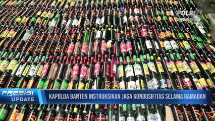 Jelang Ramadan, Polda Banten Musnahkan 12 Ribu Botol Miras Dan 32 Kg Sabu