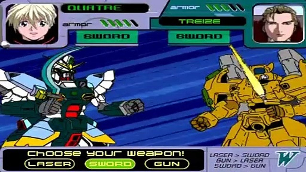 Mobile Suit Gundam Wing: Wing Assault [Adobe Flash Player] xBuster6 YouTube Gameplay