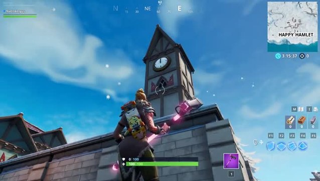 Fortnite : Visiter 3 horloges différentes
