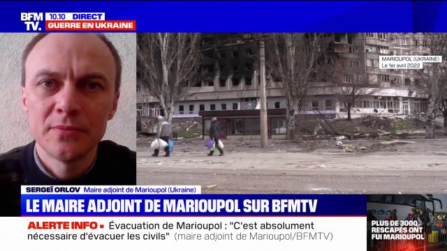 Sergeï Orlov, maire adjoint de Marioupol: Les habitants vivent dans des conditions terribles