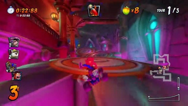 Crash Team Racing Nitro-Fueled : Wumpa l'Horloge, lettres CTR