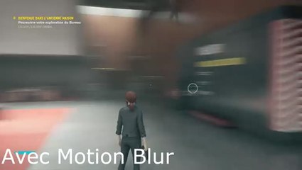 Control : comparatif avec et sans Motion Blur
