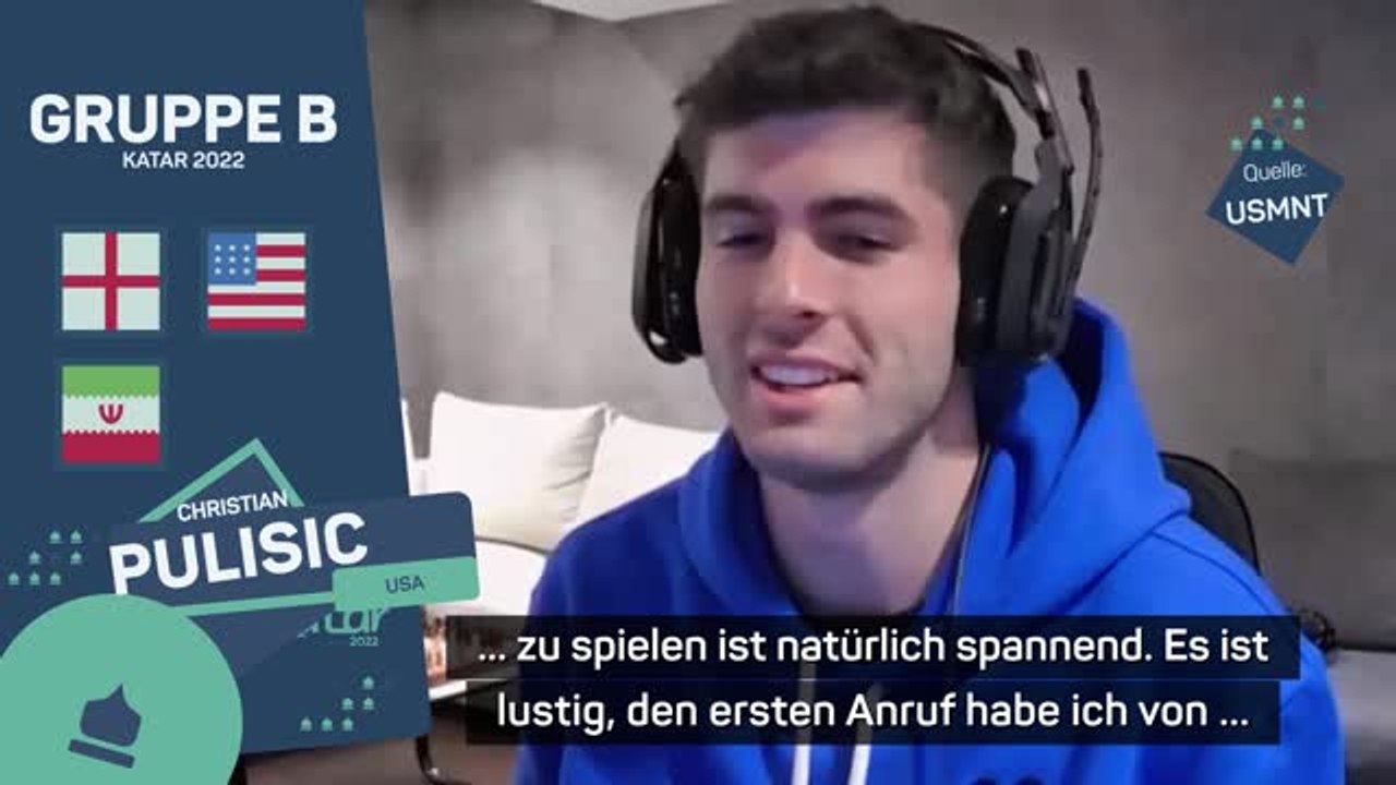 Pulisic zur WM-Auslosung: “Zähle schon die Tage”