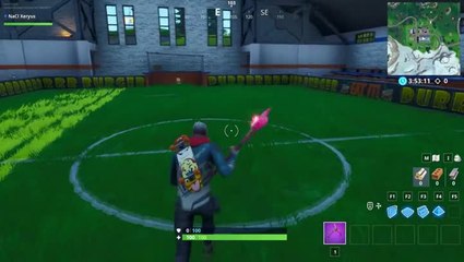 Fortnite, Défi de l'ultime effort : Marquer un but sur un terrain de football en salle