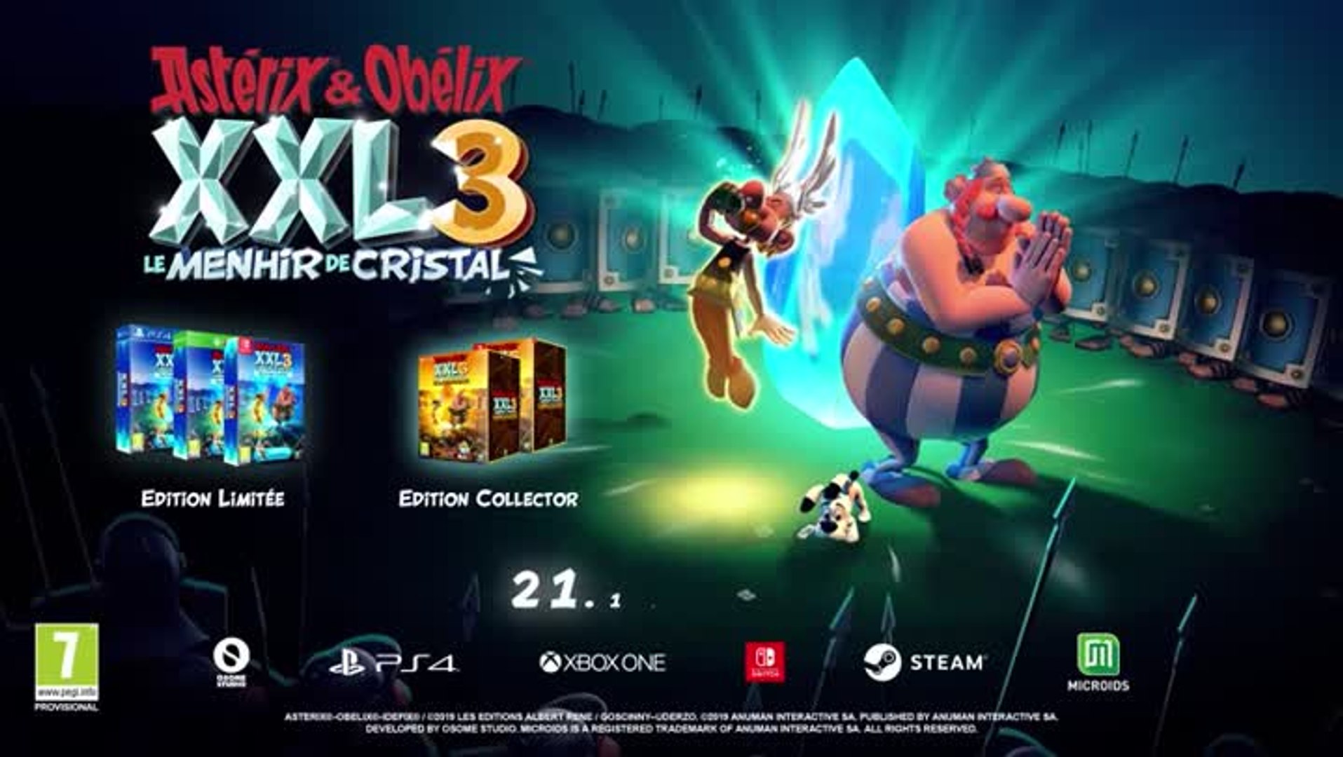 Astérix & Obélix XXL 3 : Le Menhir de Cristal Édition Collector - PS4