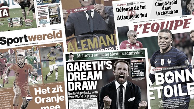 L'Europe en folie après le tirage au sort de la Coupe du Monde