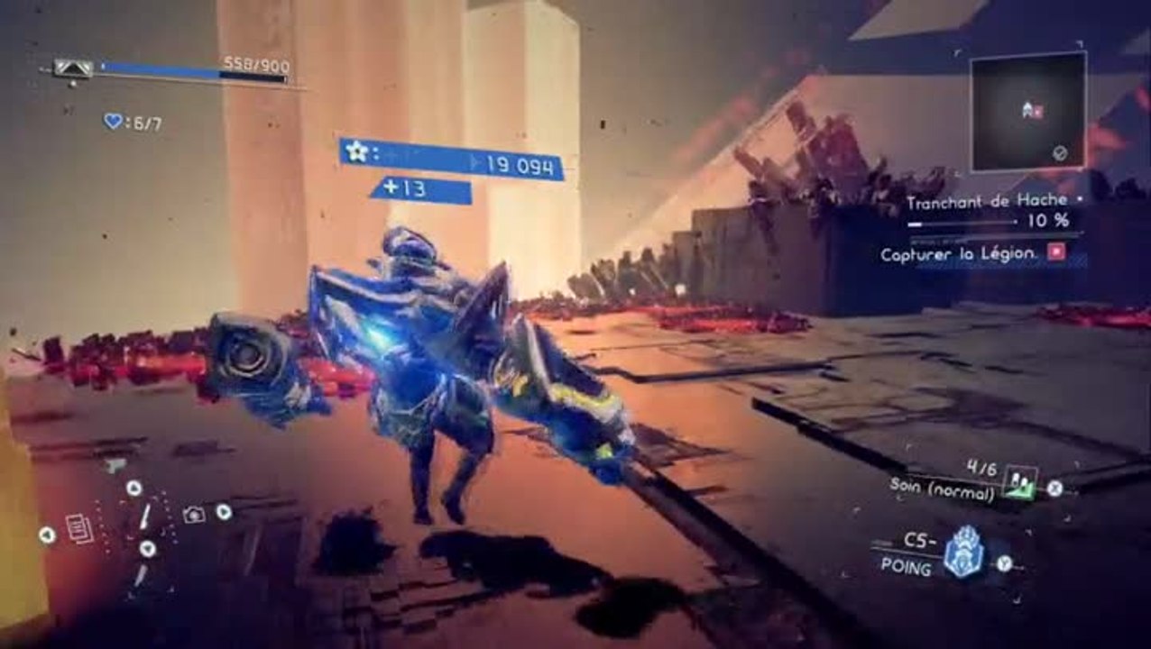 Astral Chain, combat contre Nemesis Hache