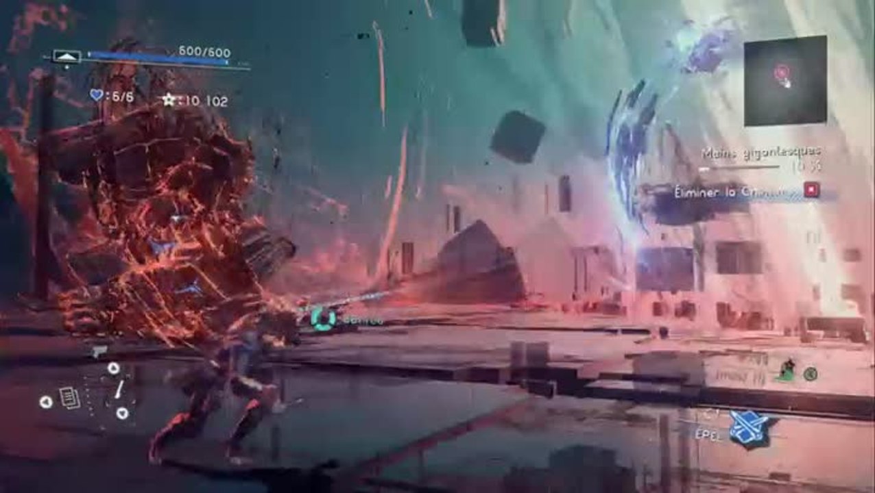 Astral Chain, combat contre Encelade