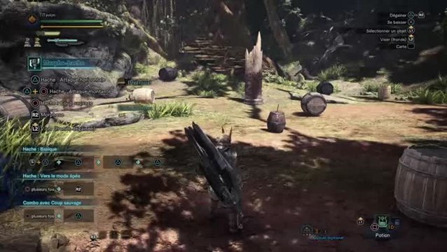 Monster Hunter World : Iceborn, la morpho-hache