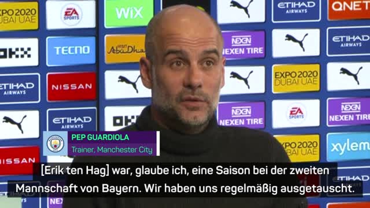Guardiola: “Ten Hag ist eine unglaubliche Person”