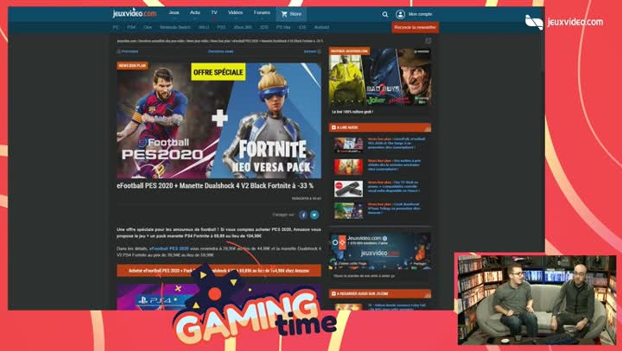 Gaming Time : bon Plans