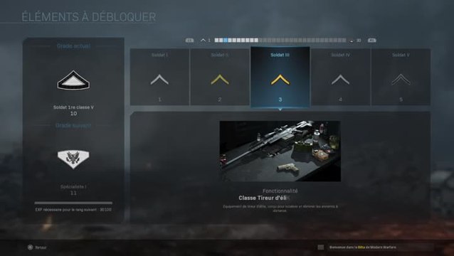 Call of Duty Modern Warfare, beta : grades