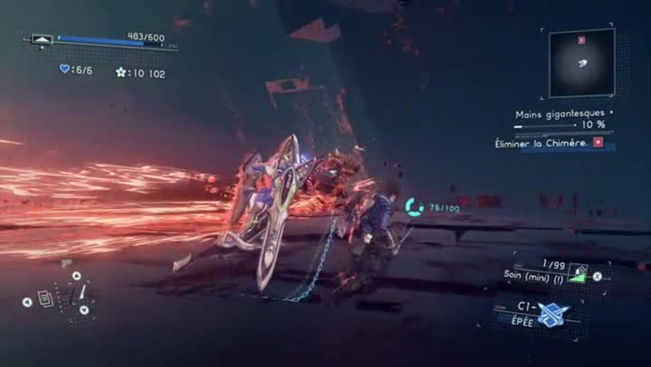 Astral Chain, combat contre Encelade