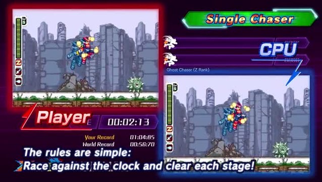 Mega Man Zero / ZX Legacy Collection - Présentation mode Z Chaser