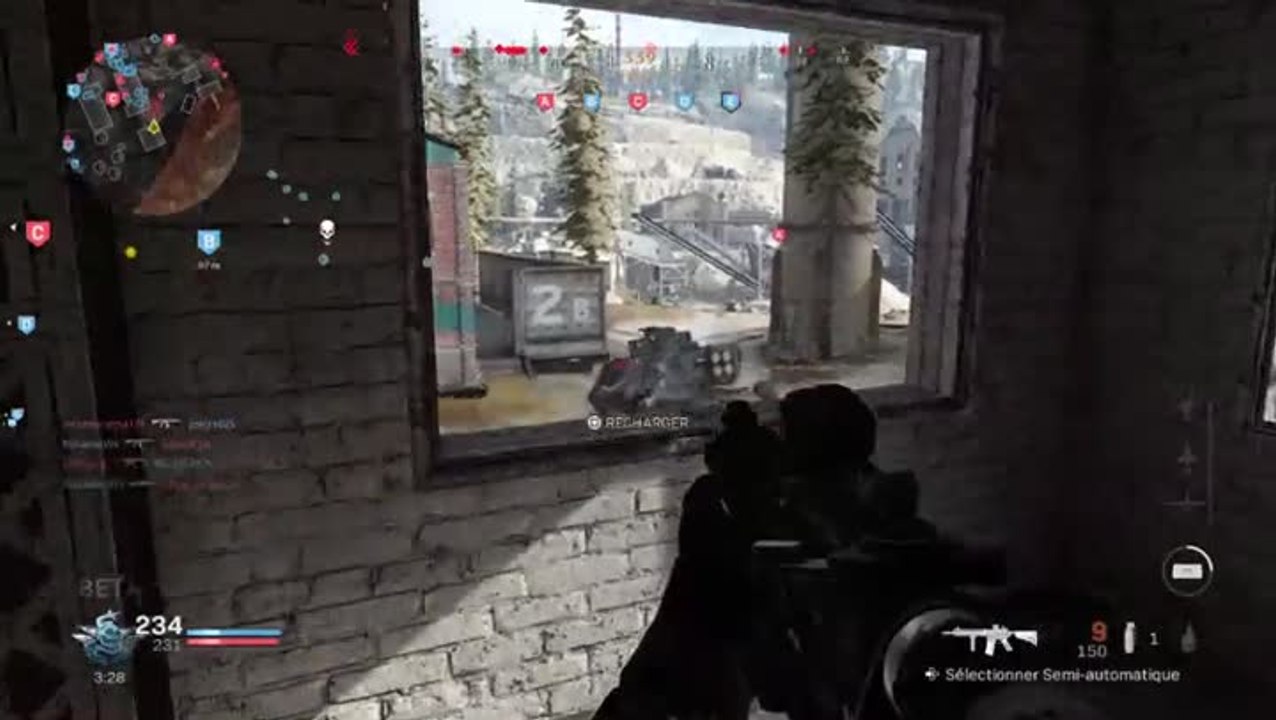 Call of Duty Modern Warfare BETA : détruire le tank à la grenade