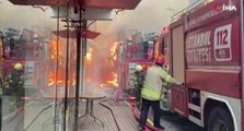 İstanbul’da cehennem: Çok sayıda binada yangın, itfaiye aracı alev aldı