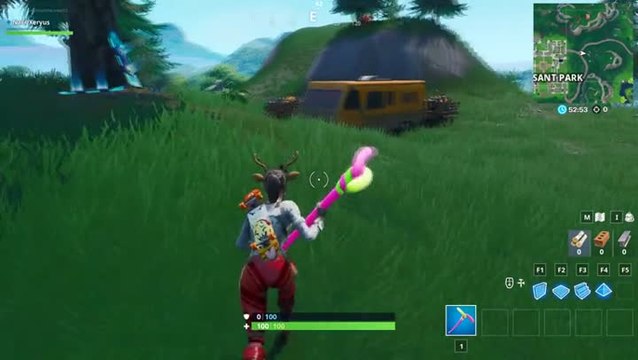 Fortnite, saison 10 : Réussir un défi chronométré à l'est de Pleasant Park et au sud-ouest de Salty Springs (mission Course tempétueuse)