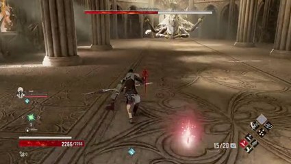 Code Vein boss : Héritière du Torse