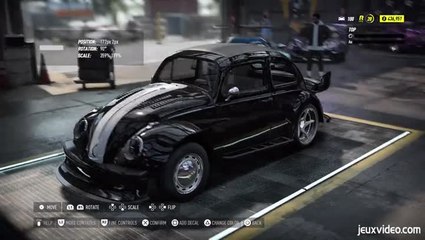 Need for Speed Heat : Personnalisation à l'extrême d'une Volkswagen Beetle