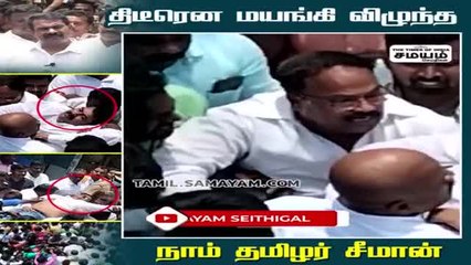 மயங்கி விழுந்த சீமான்; முக்கிய அப்டேட்!