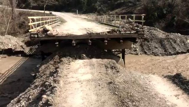 Kar suları Kastamonu ve Sinop'u birbirine bağlayan 4 köprüyü yıktı