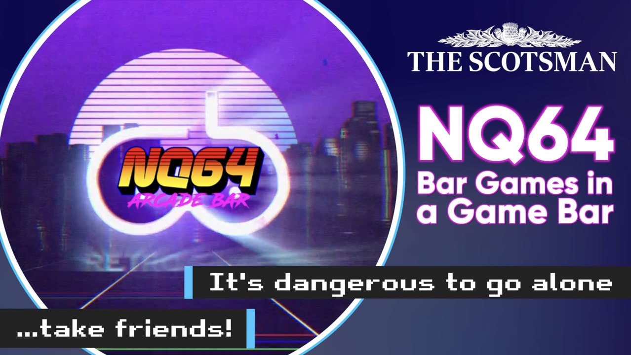 NQ64 Arcade Bar now open in Glasgow: Bar games in a a game bar