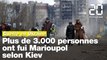 Guerre en Ukraine: Plus de 3.000 personnes ont été évacuées de Marioupol, selon Kiev